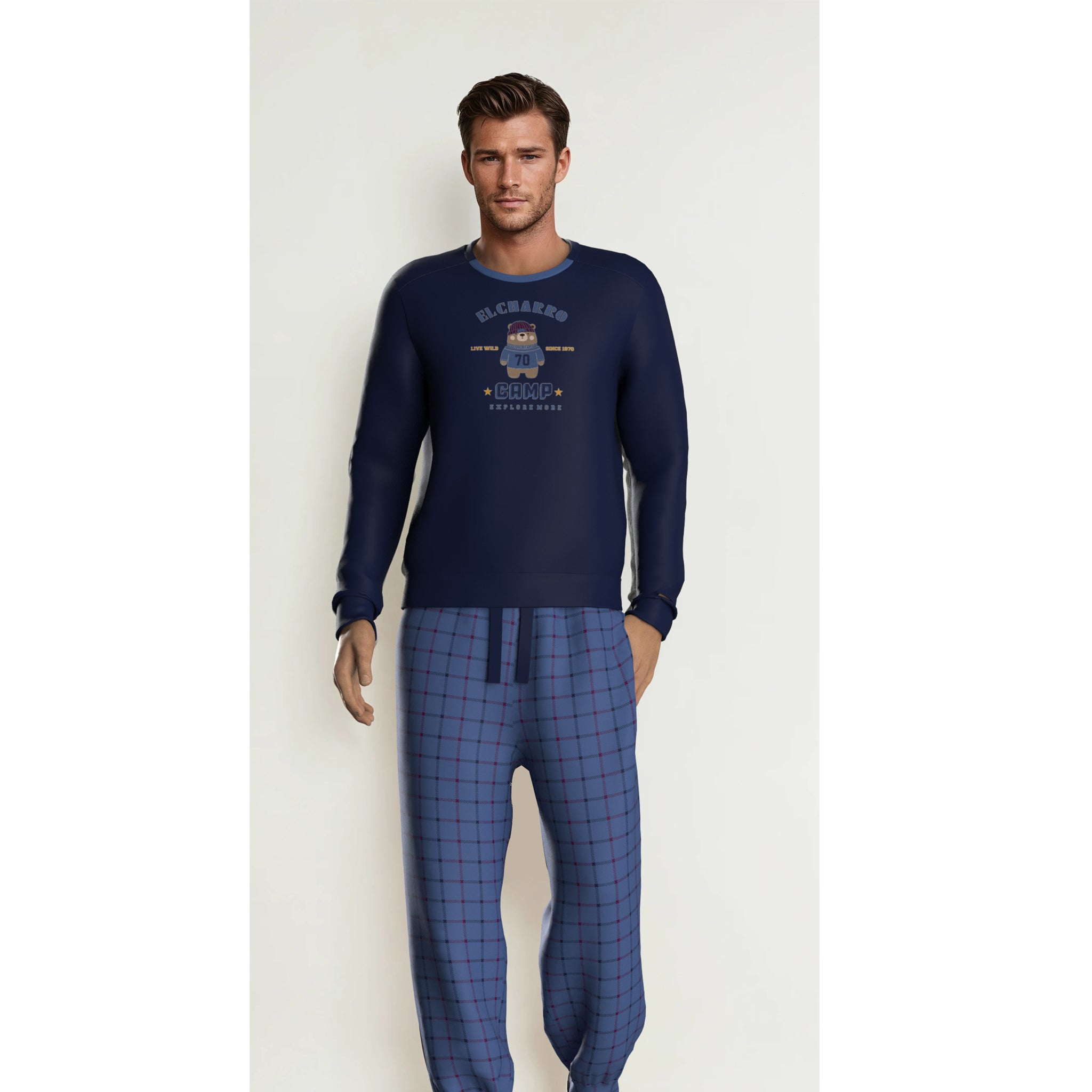 pigiama uomo in caldo cotone