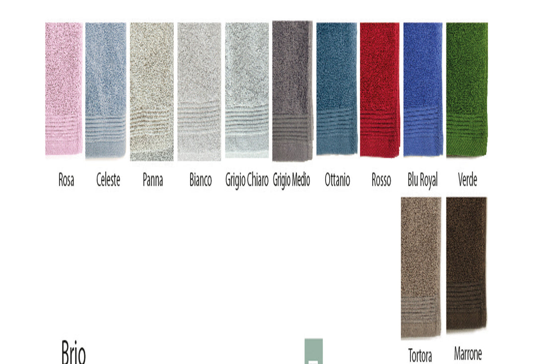 BRIO Set 1+1 Spugna 550gsm puro cotone idrofilo morbido e superassorbente Fancy Home