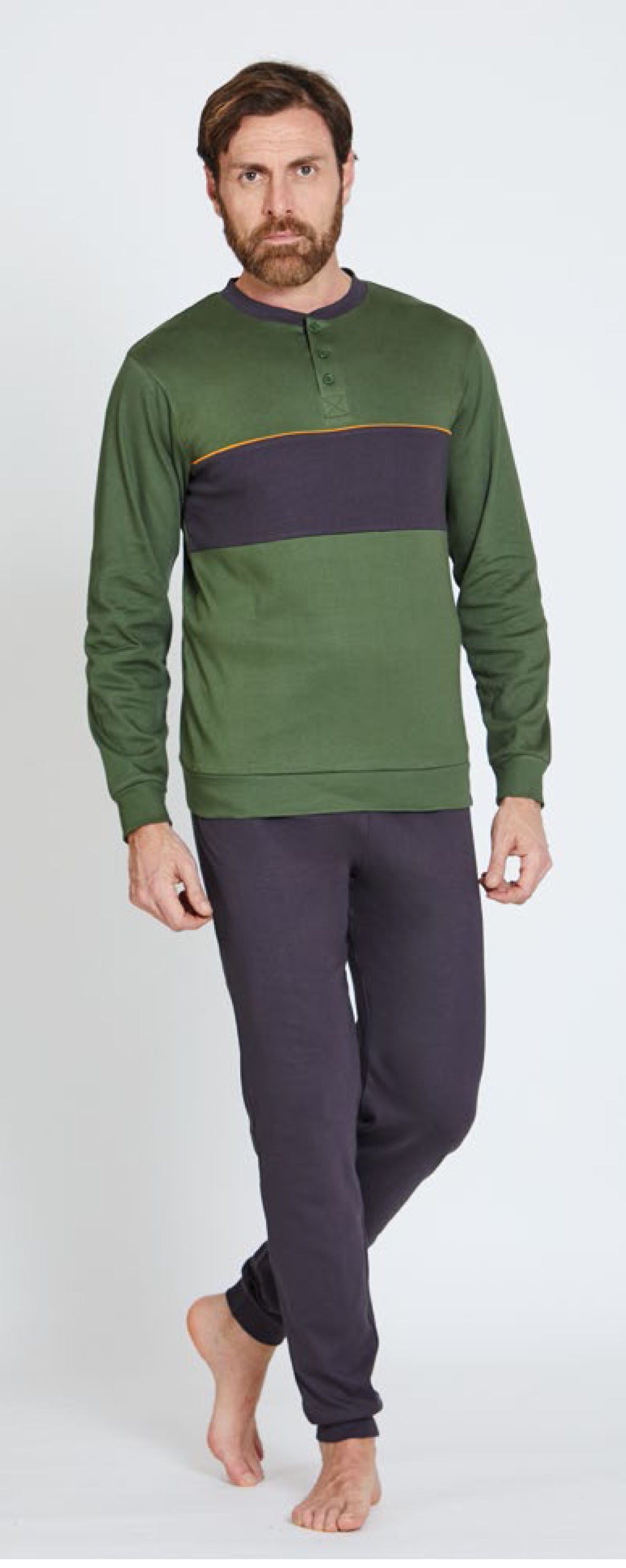 pigiama uomo in caldo cotone