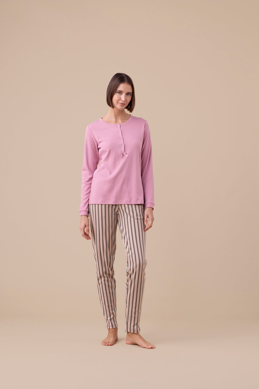 pigiama donna caldo cotone