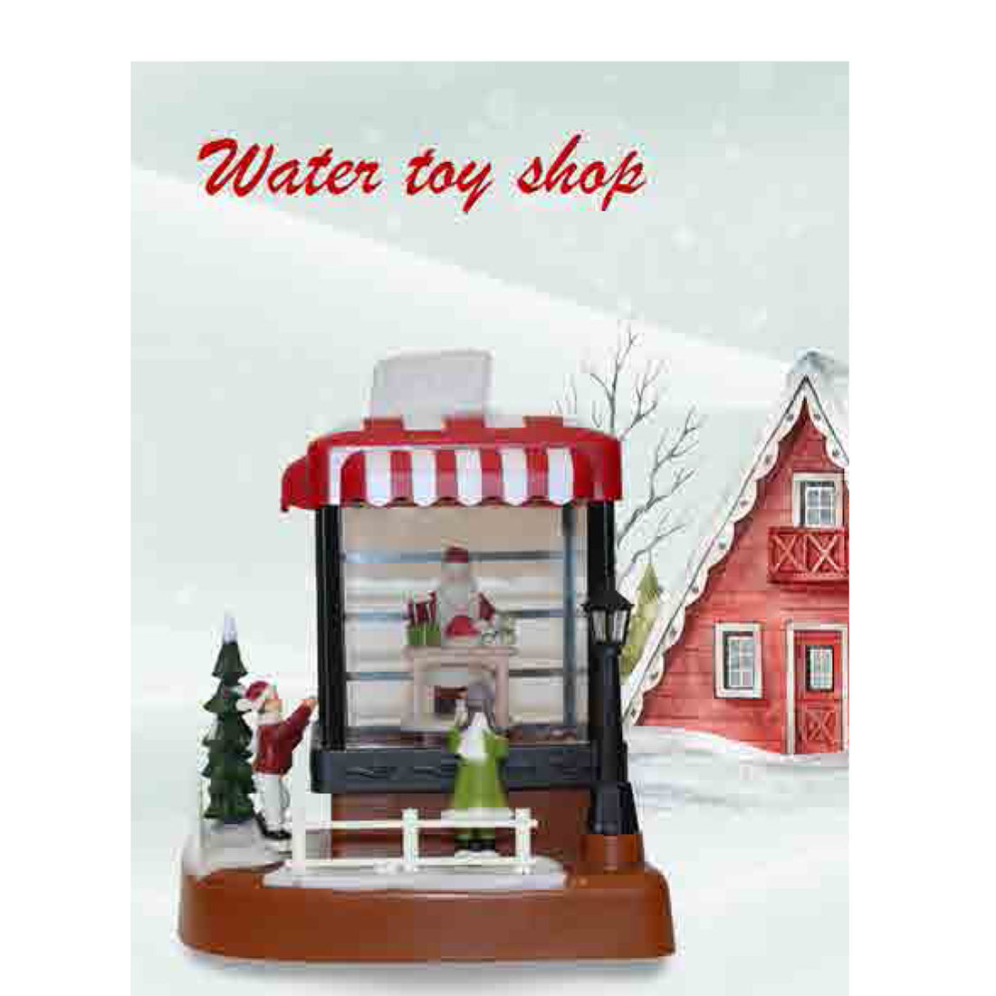 water toy shop con musica e cristalli led