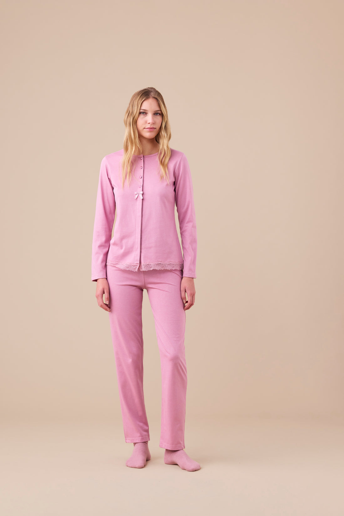 pigiama donna caldo cotone