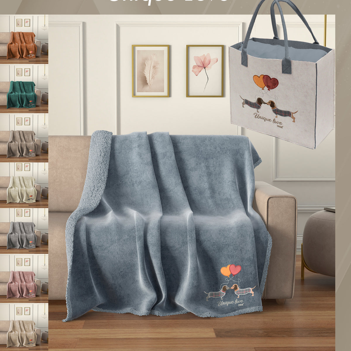 plaid borsa love