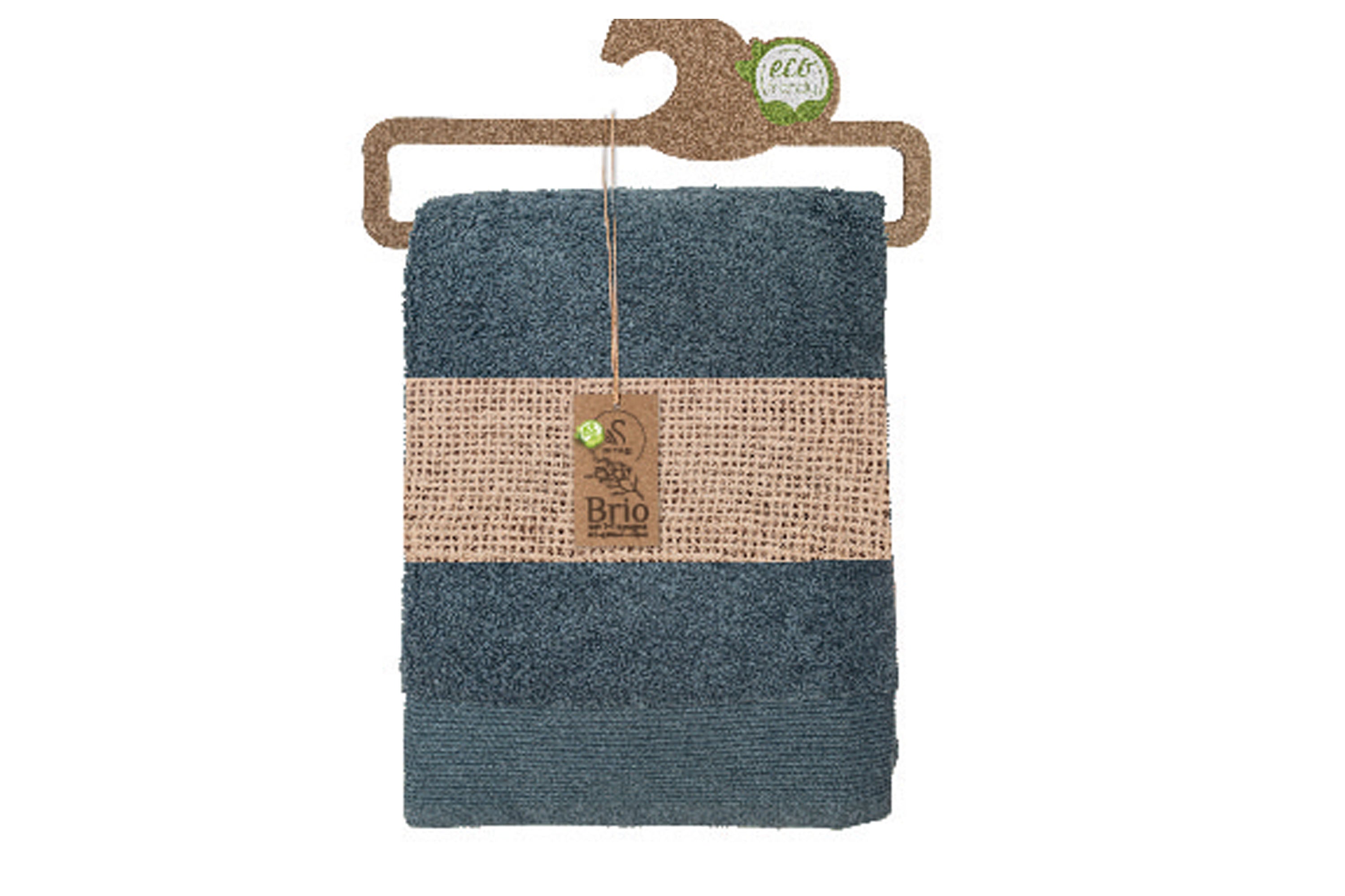 BRIO Set 1+1 Spugna 550gsm puro cotone idrofilo morbido e superassorbente Fancy Home