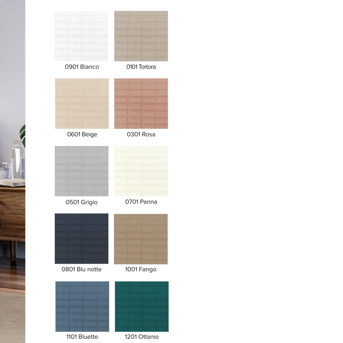 Trapuntino 2 posti Giorgia tinta unita 120gsm con angoli tondi 260x260 Linea Oro