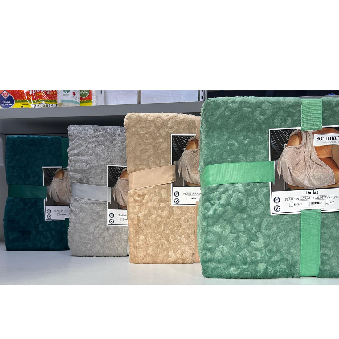 plaid in coral small