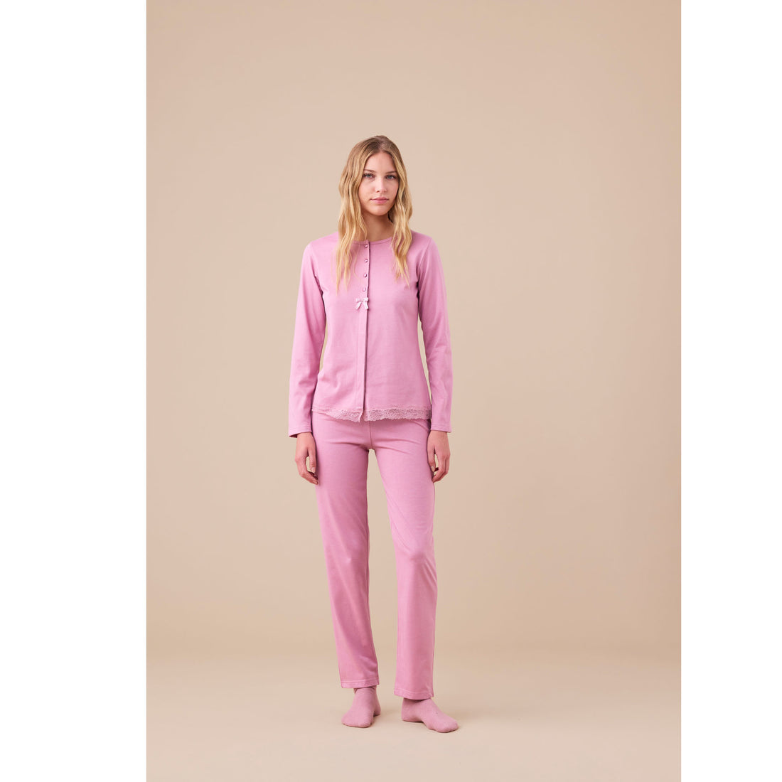 pigiama donna caldo cotone