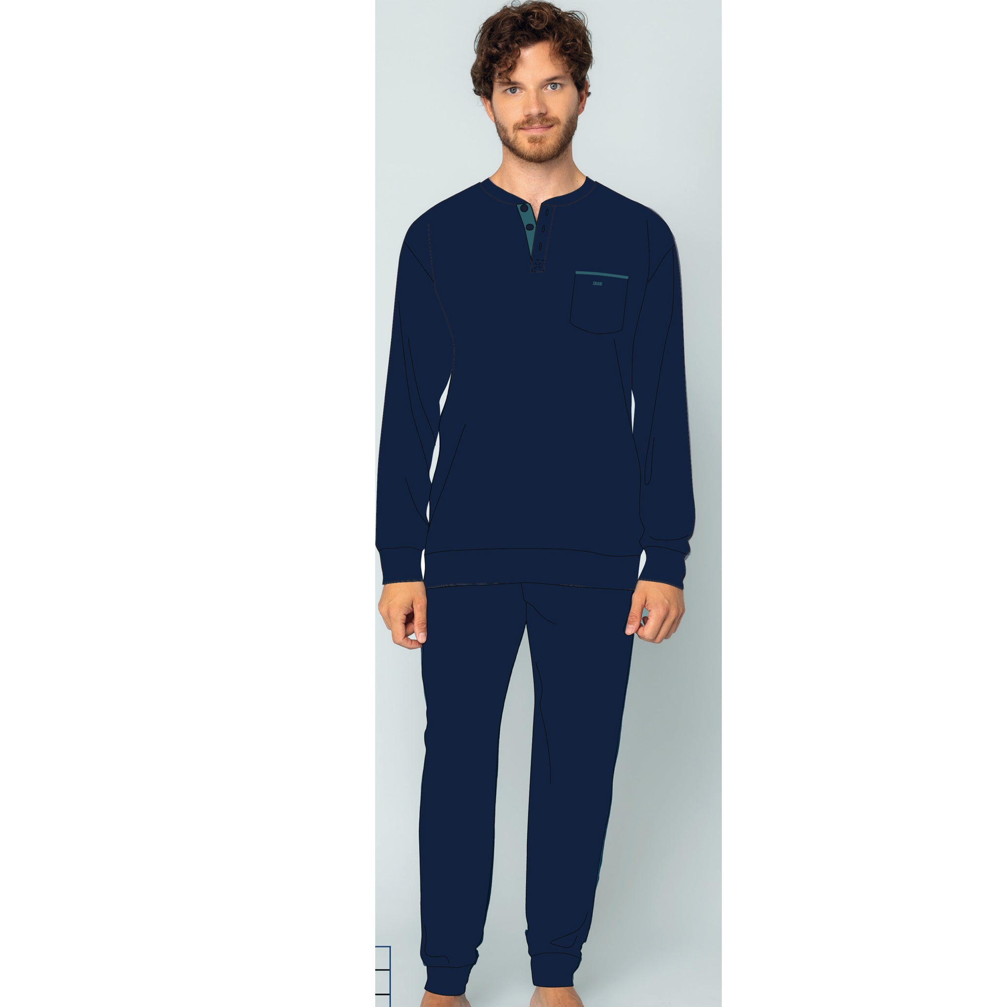 pigiama uomo caldo cotone