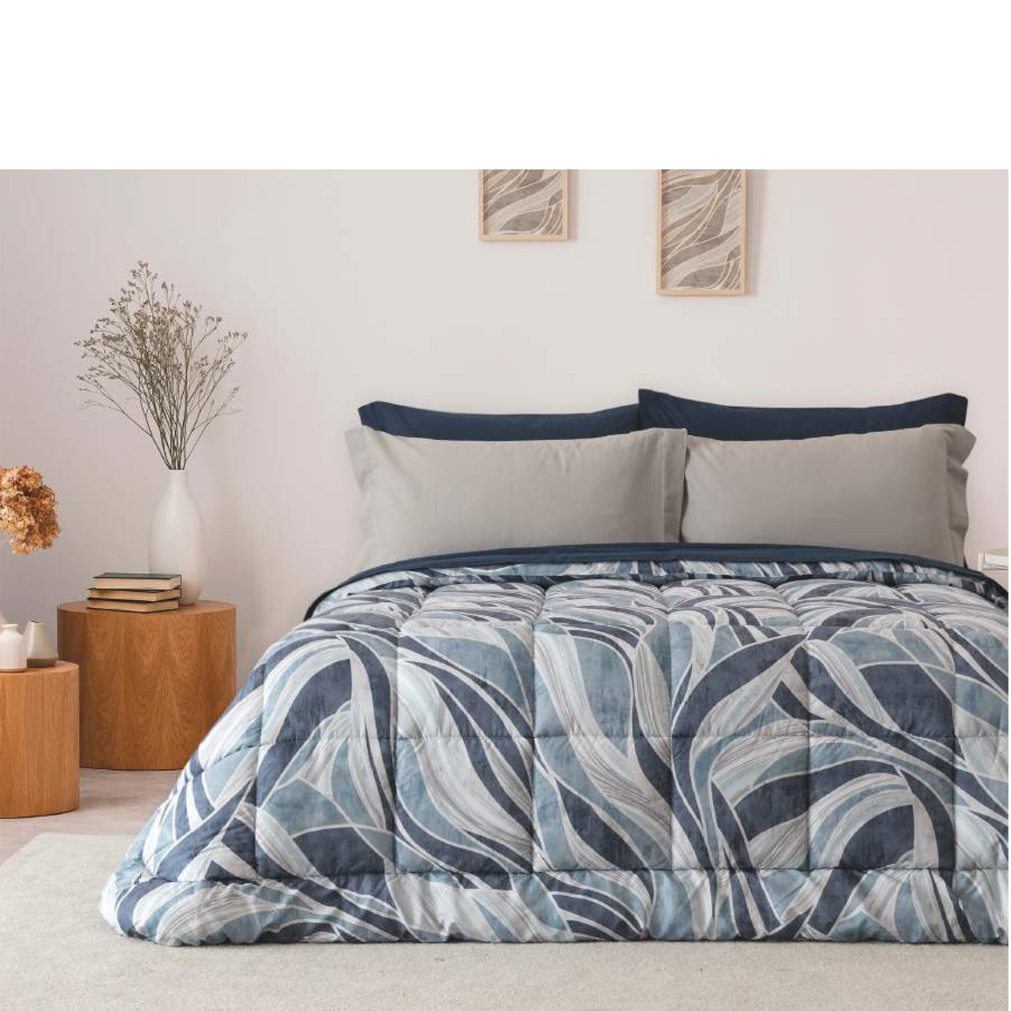 trapunta stampata microfibra lenia 1mezza