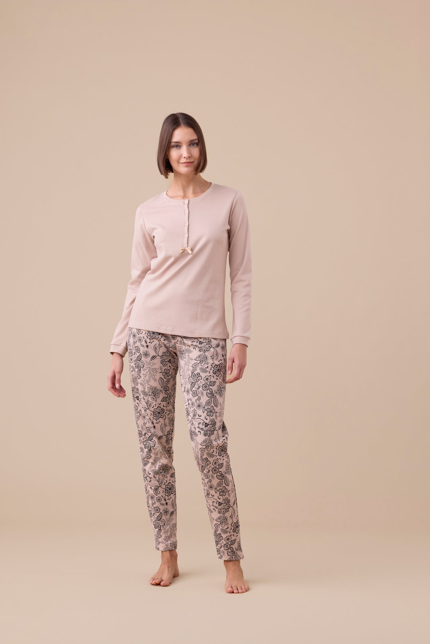 pigiama donna caldo cotone