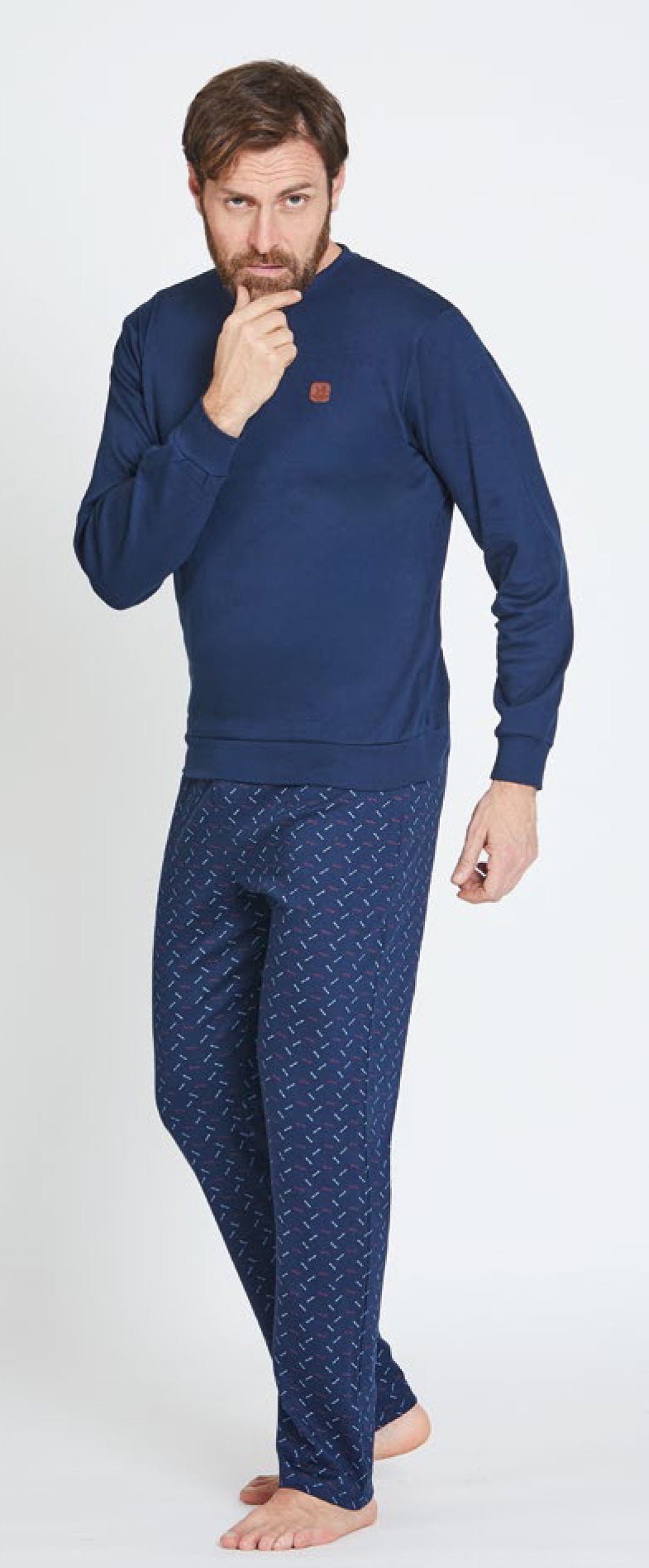 pigiama uomo in caldo cotone