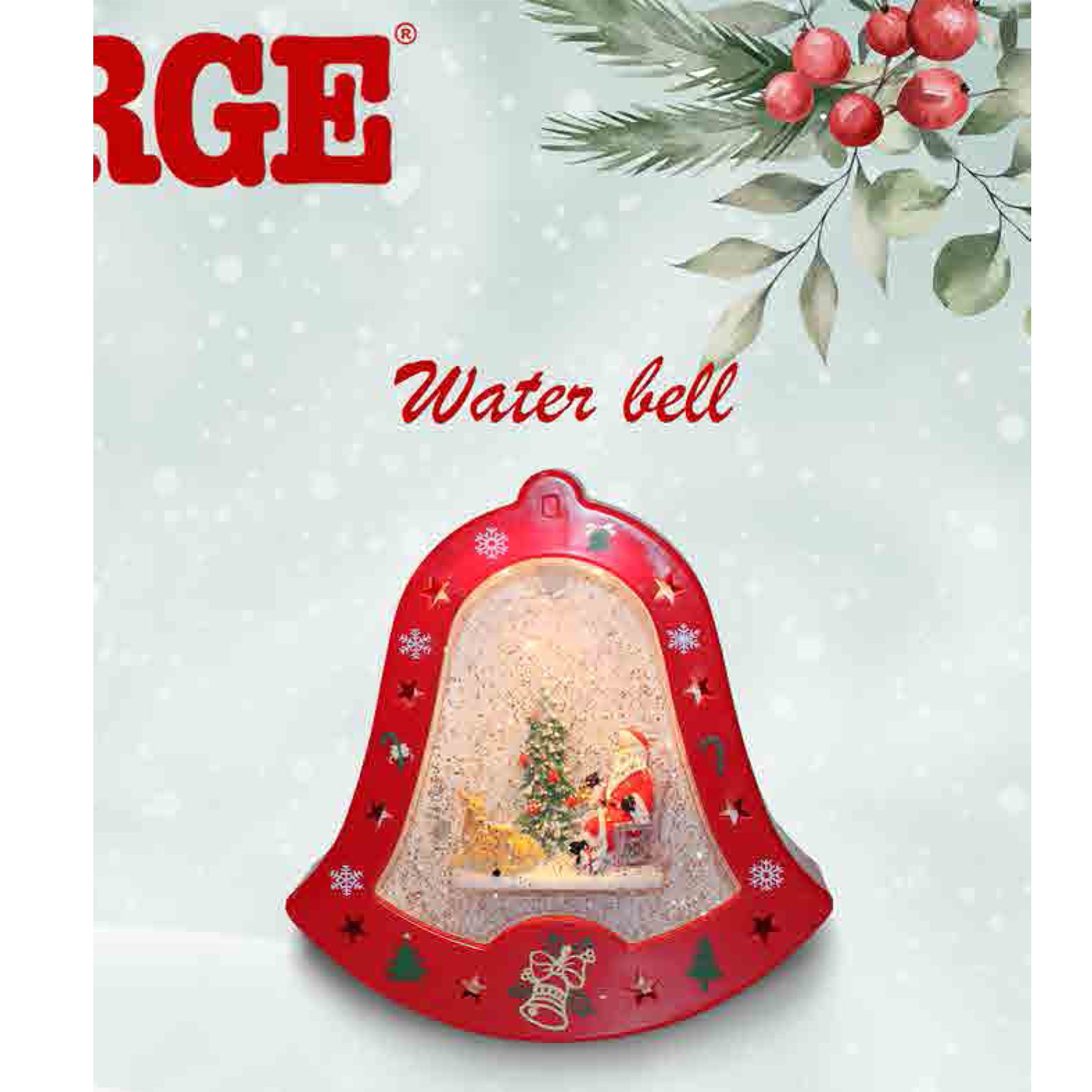 water bell con musica e cristalli led
