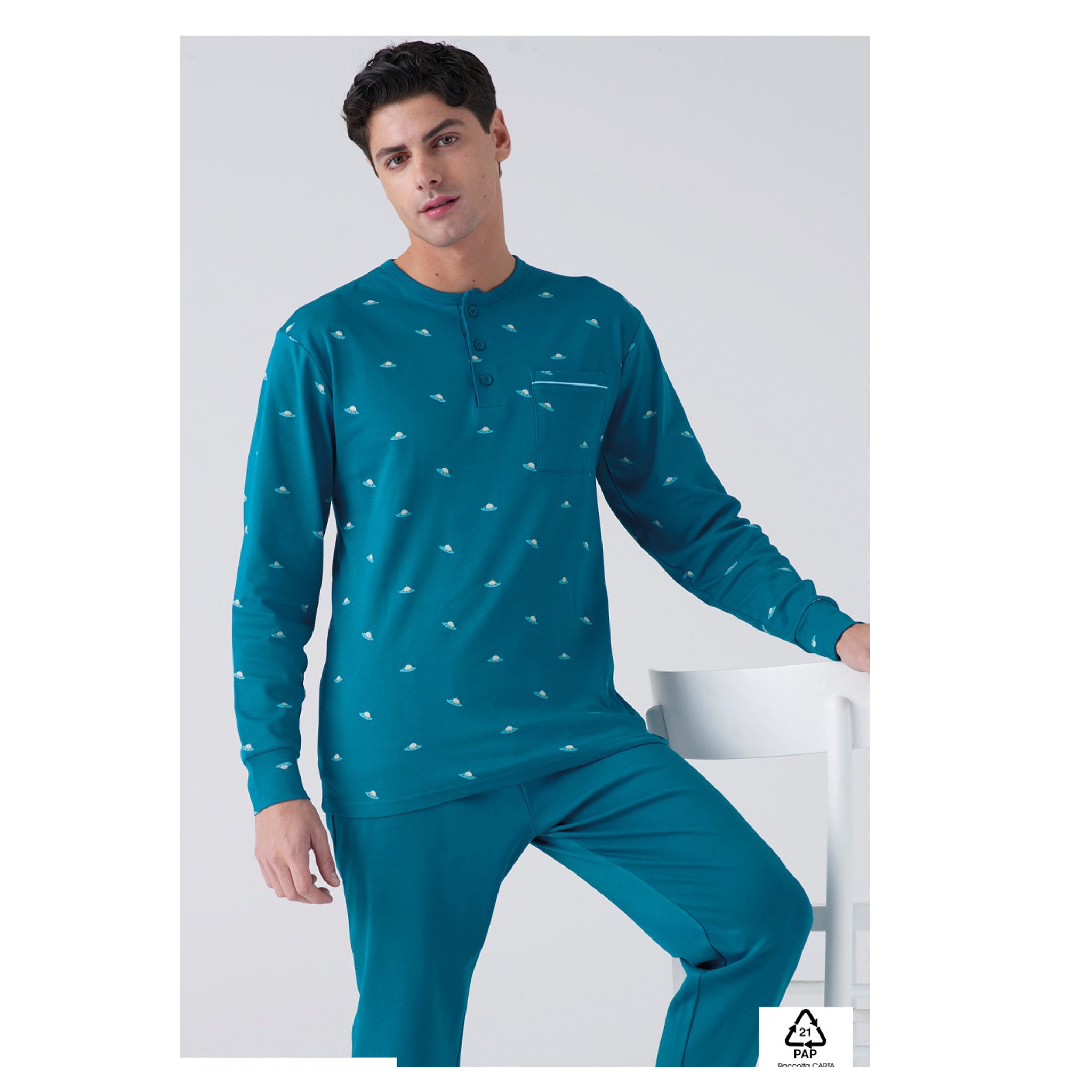 pigiama uomo in caldo cotone