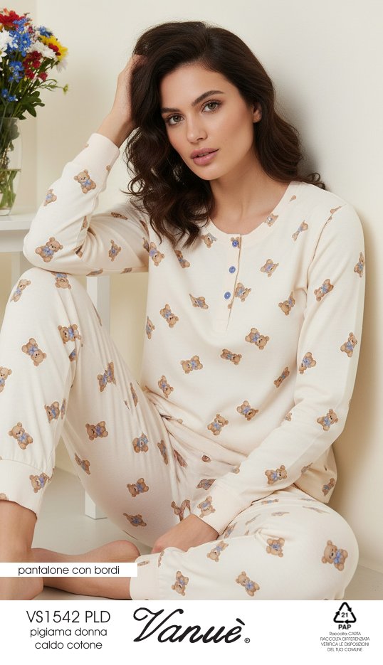 pigiama lungo donna
