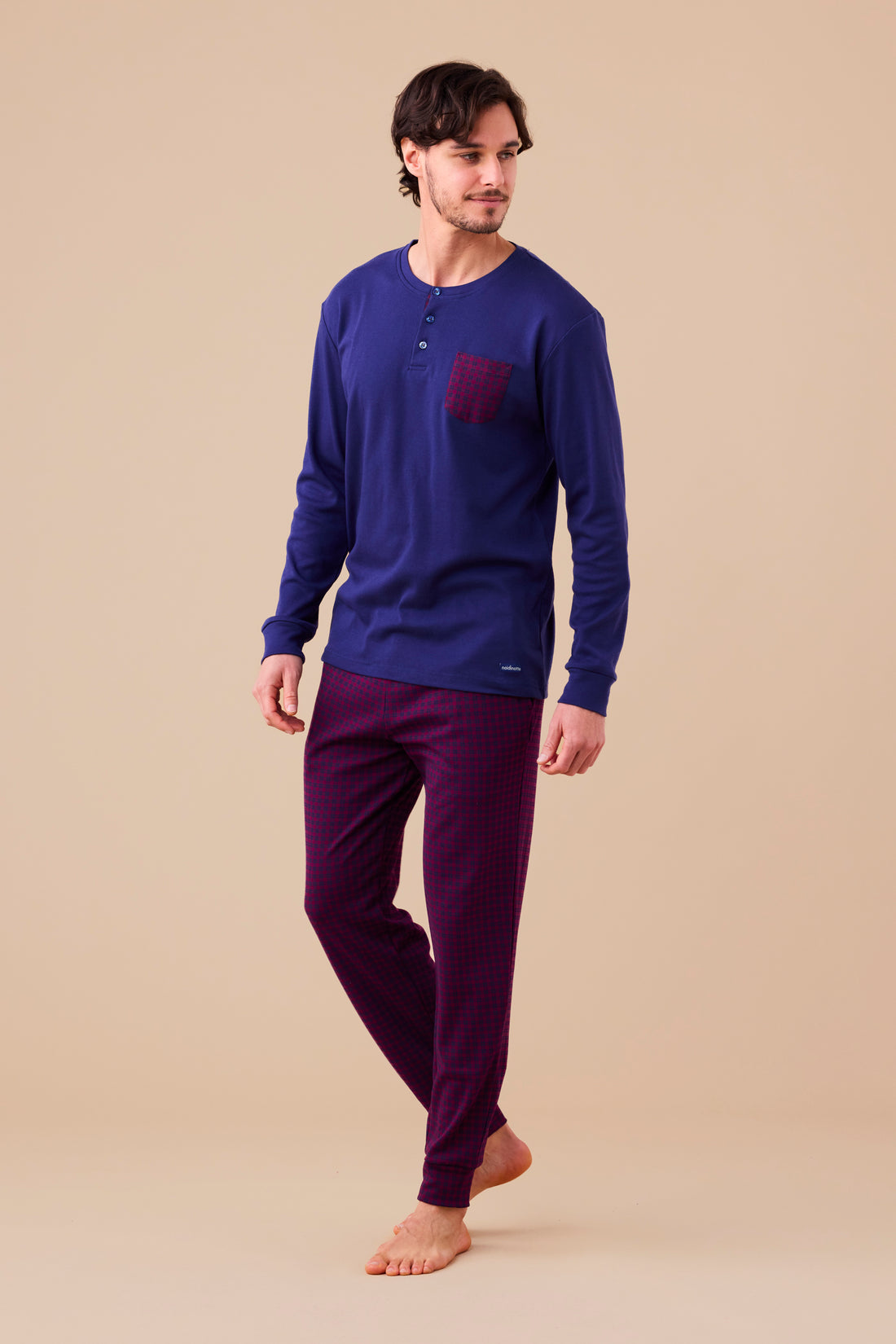 pigiama uomo caldo cotone