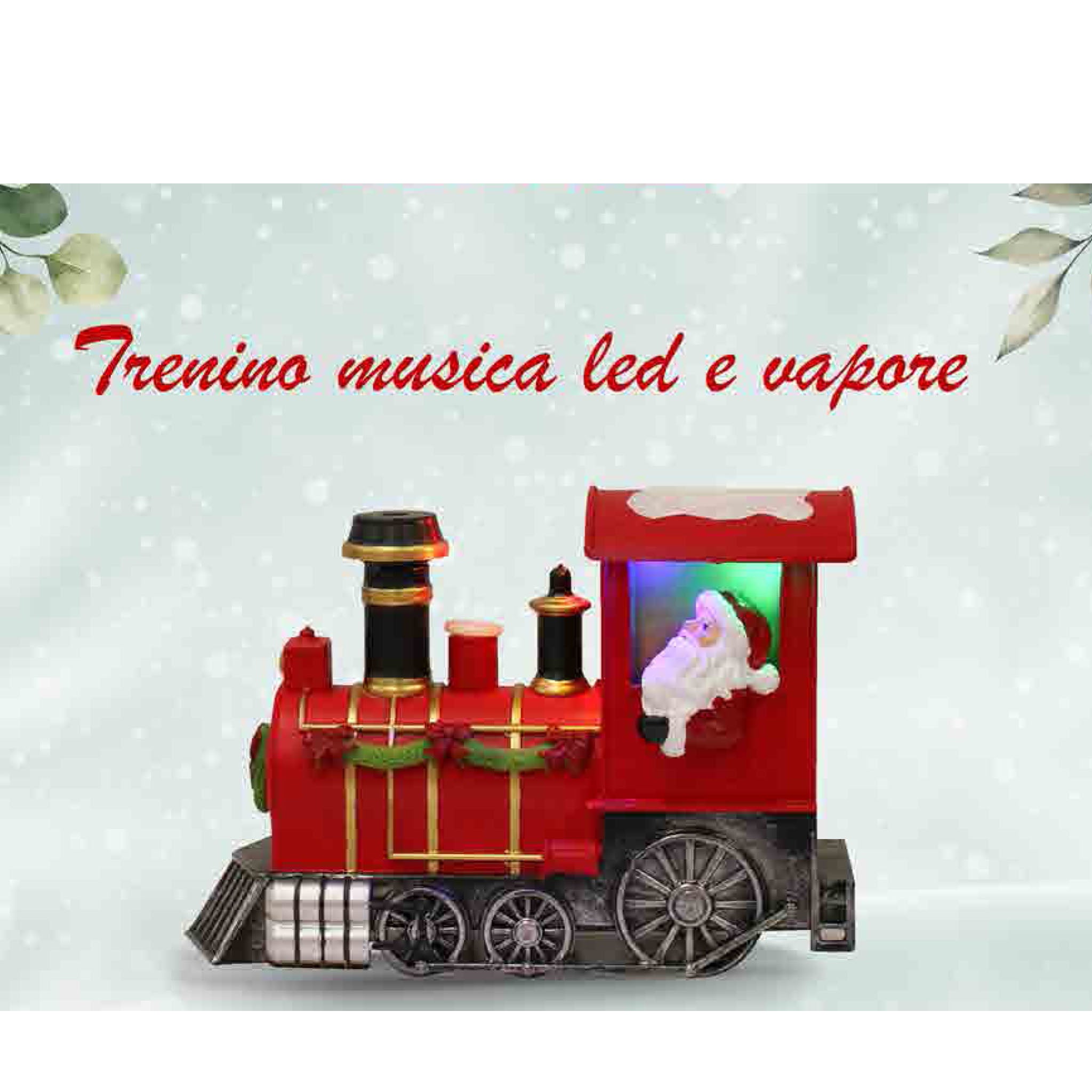 trenino musica e led e vapore