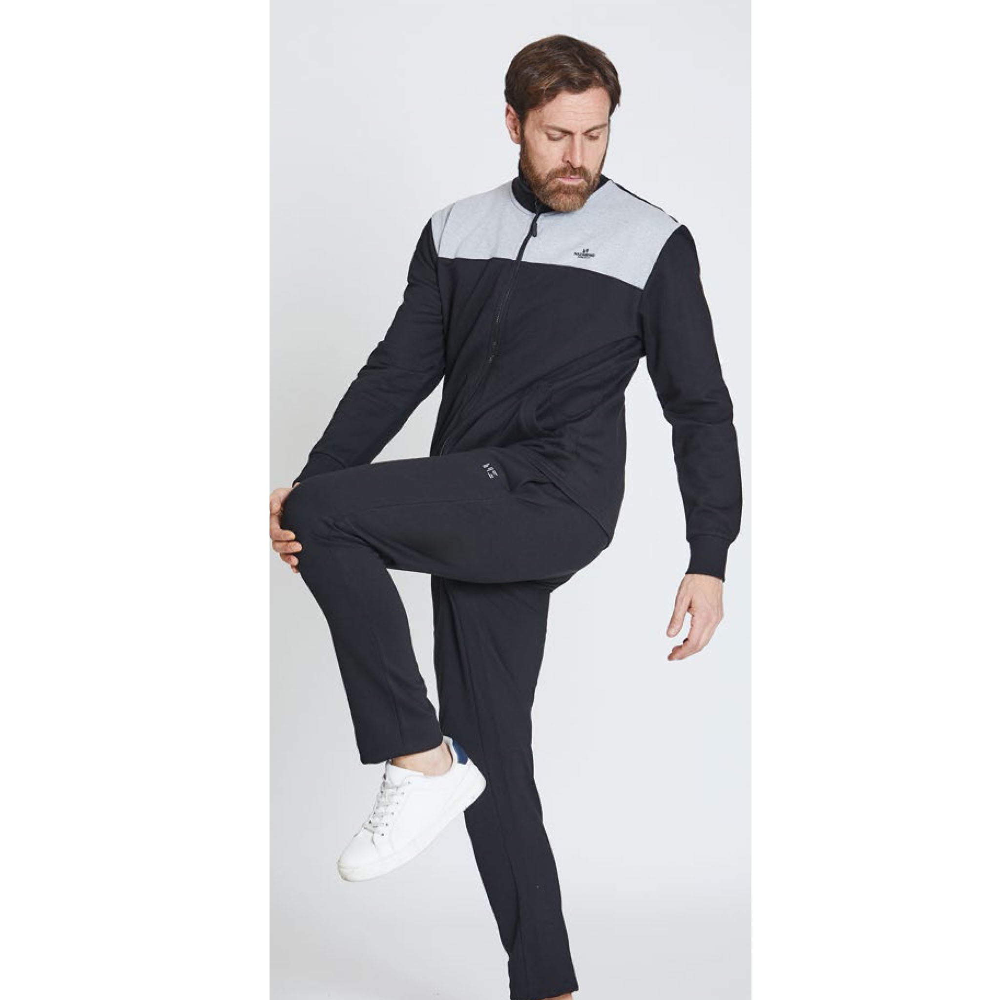 tuta uomo felpa full zip