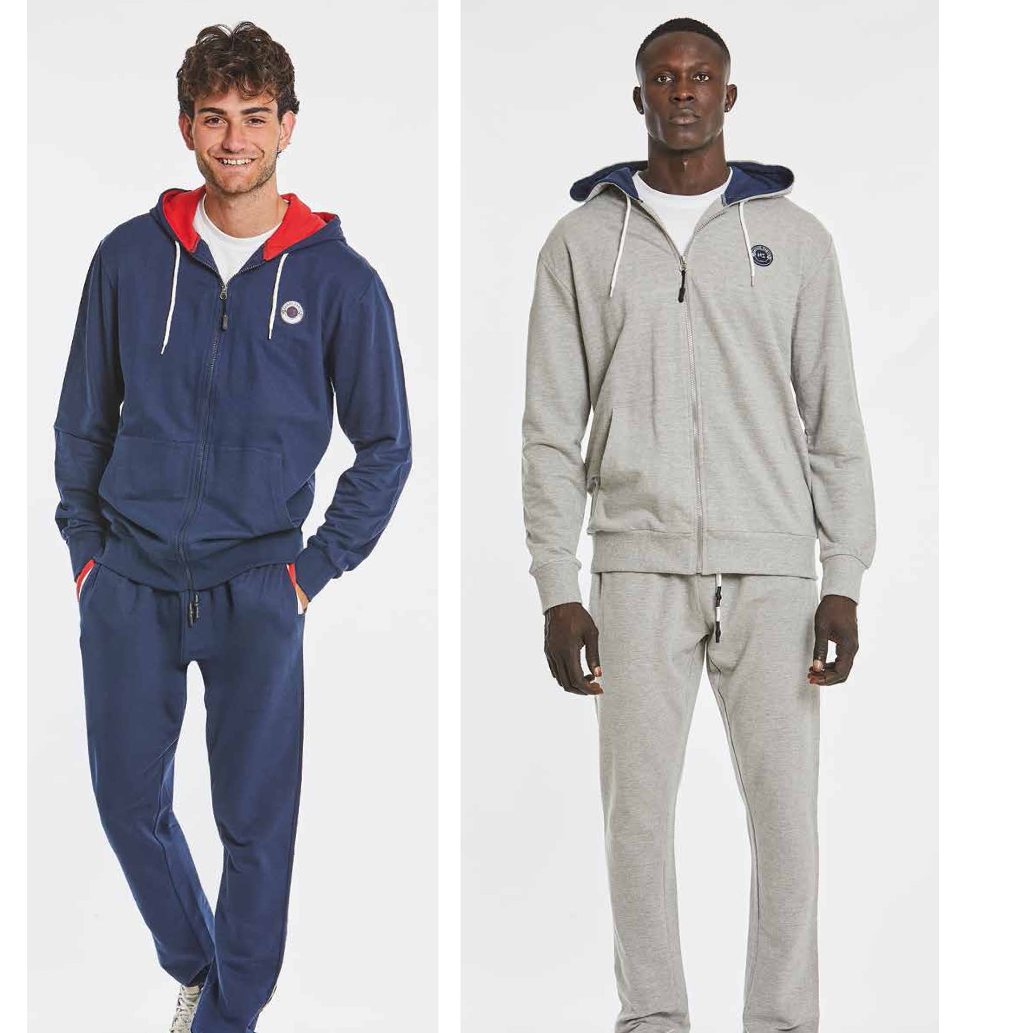 tuta uomo full zip