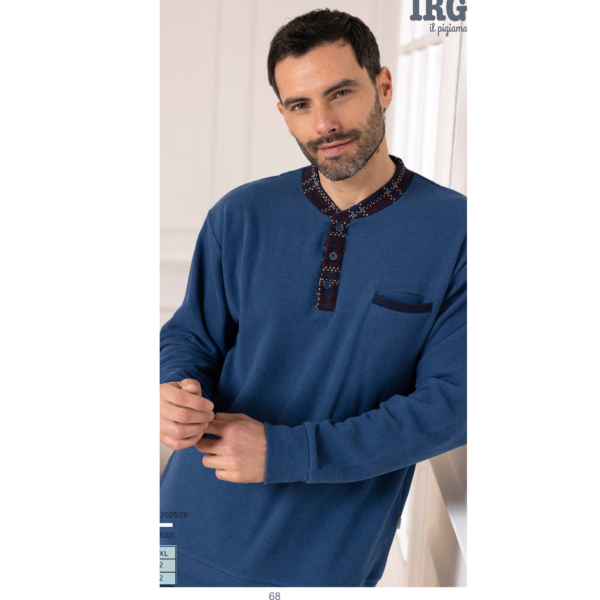 pigiama uomo calibrato punto milano