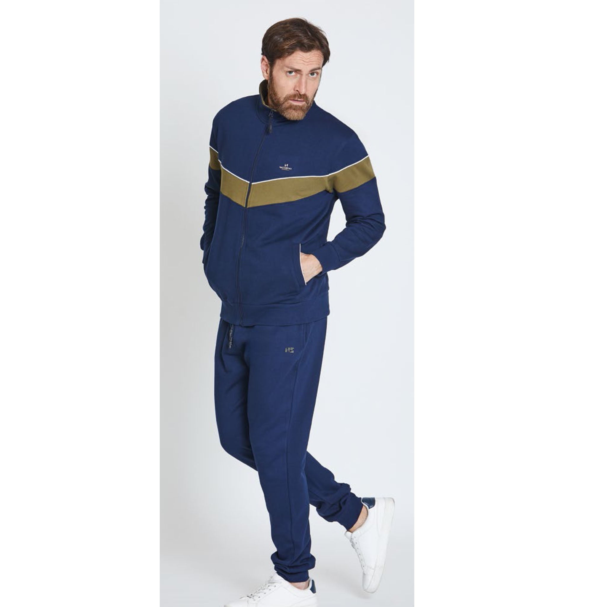 tuta uomo felpa full zip