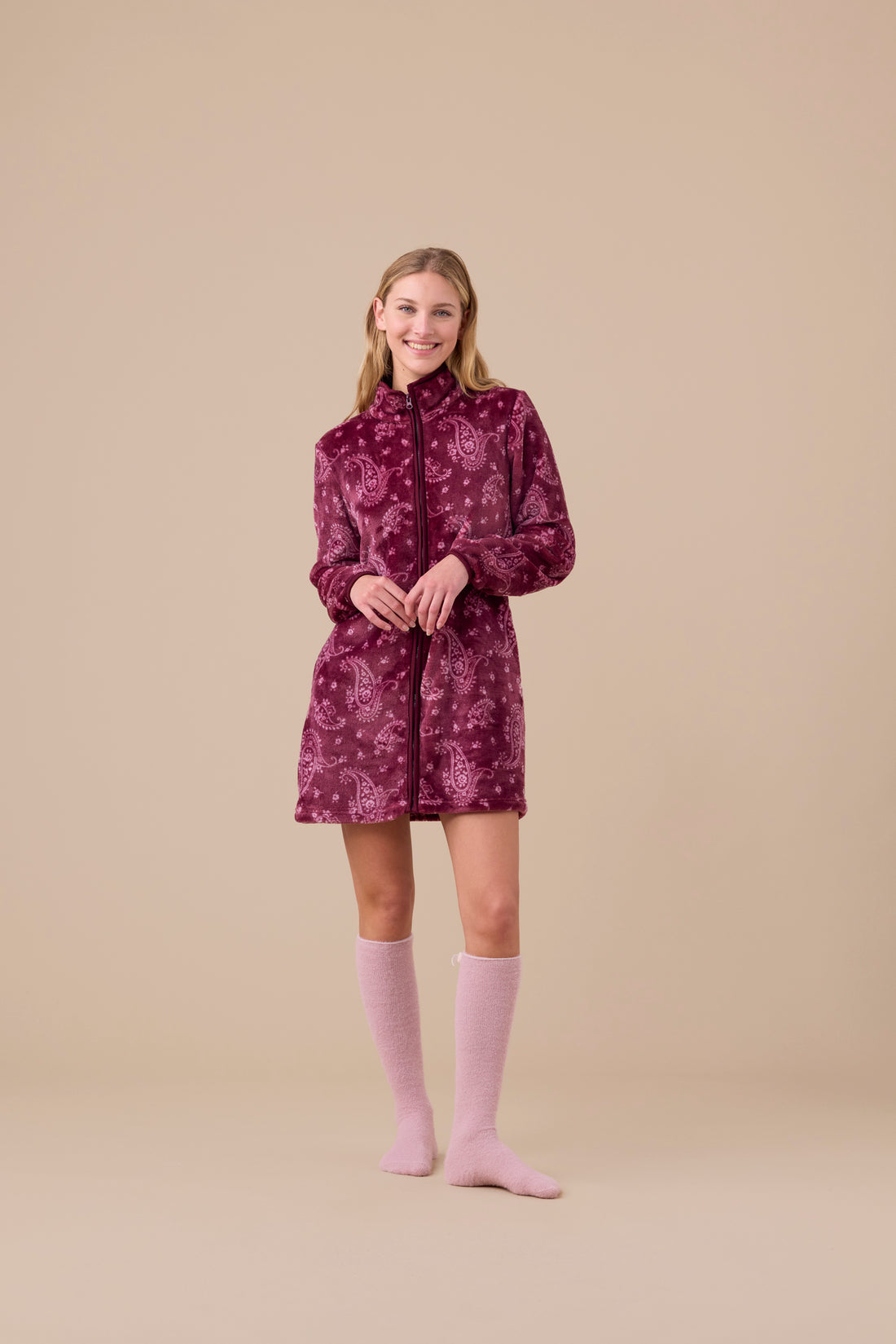 vestaglia donna coral fleece