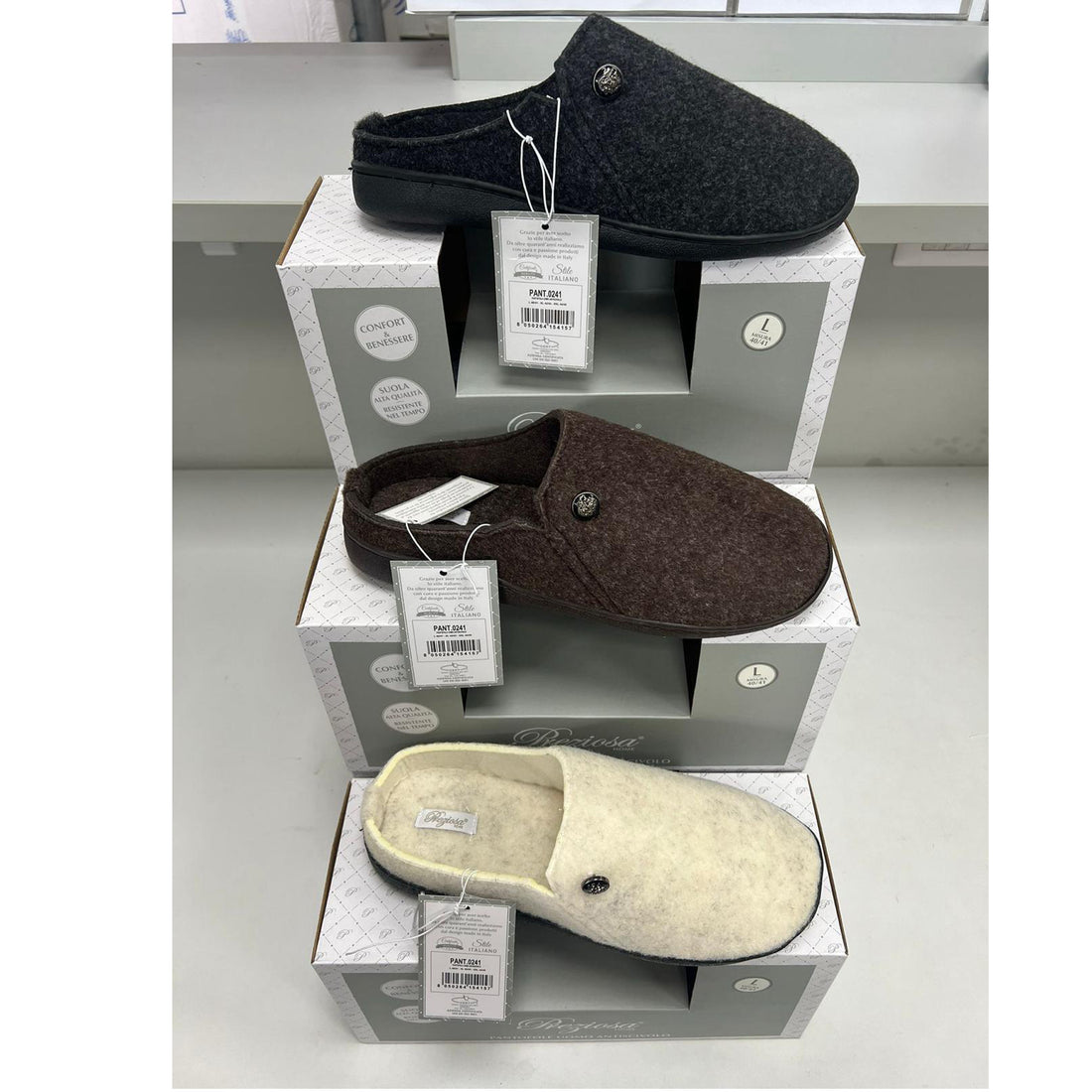 Pantofola Uomo antiscivolo Preziosa Home