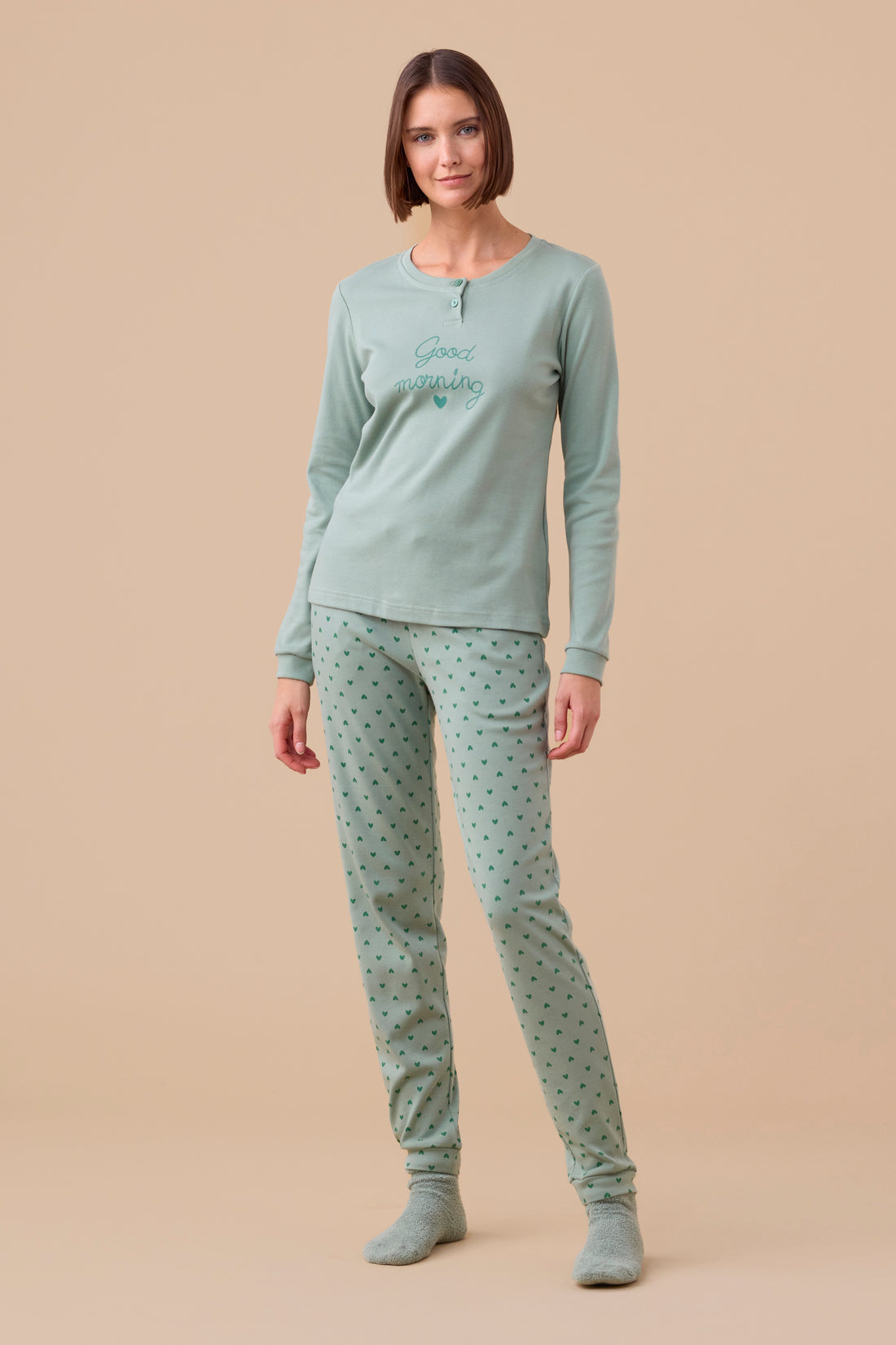 pigiama donna in caldo cotone