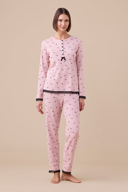 pigiama donna caldo cotone