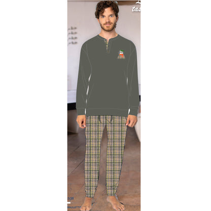 Pigiama uomo caldo cotone