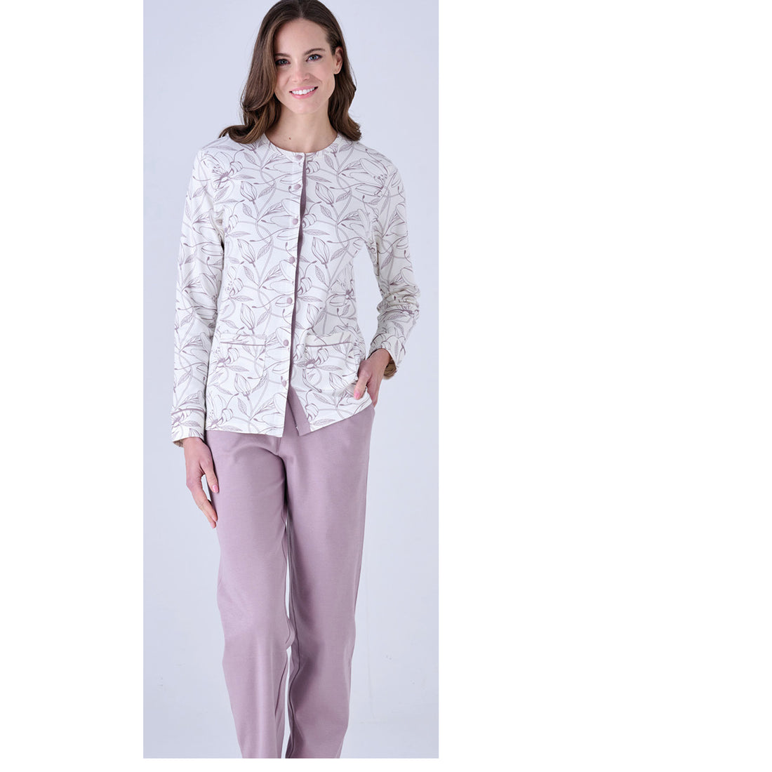 Pigiama donna in caldo cotone Vanue&