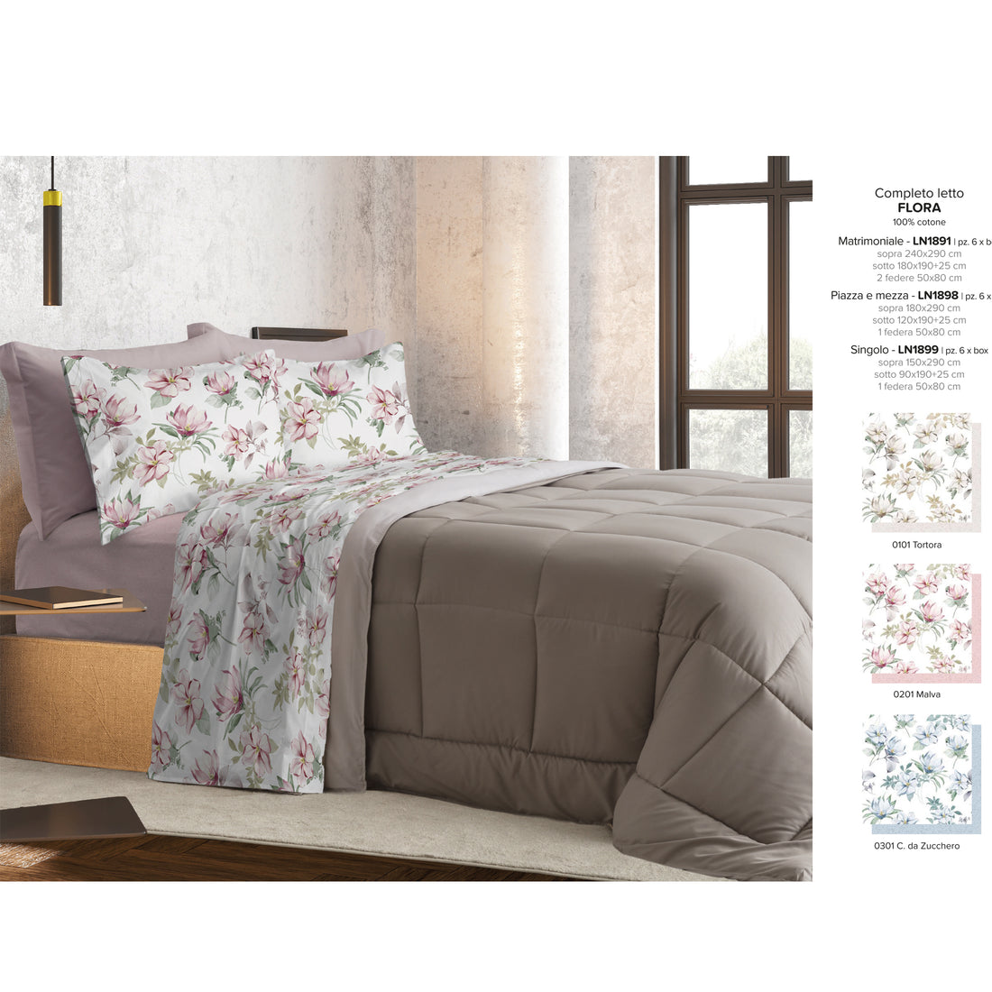 flora completo letto 2p