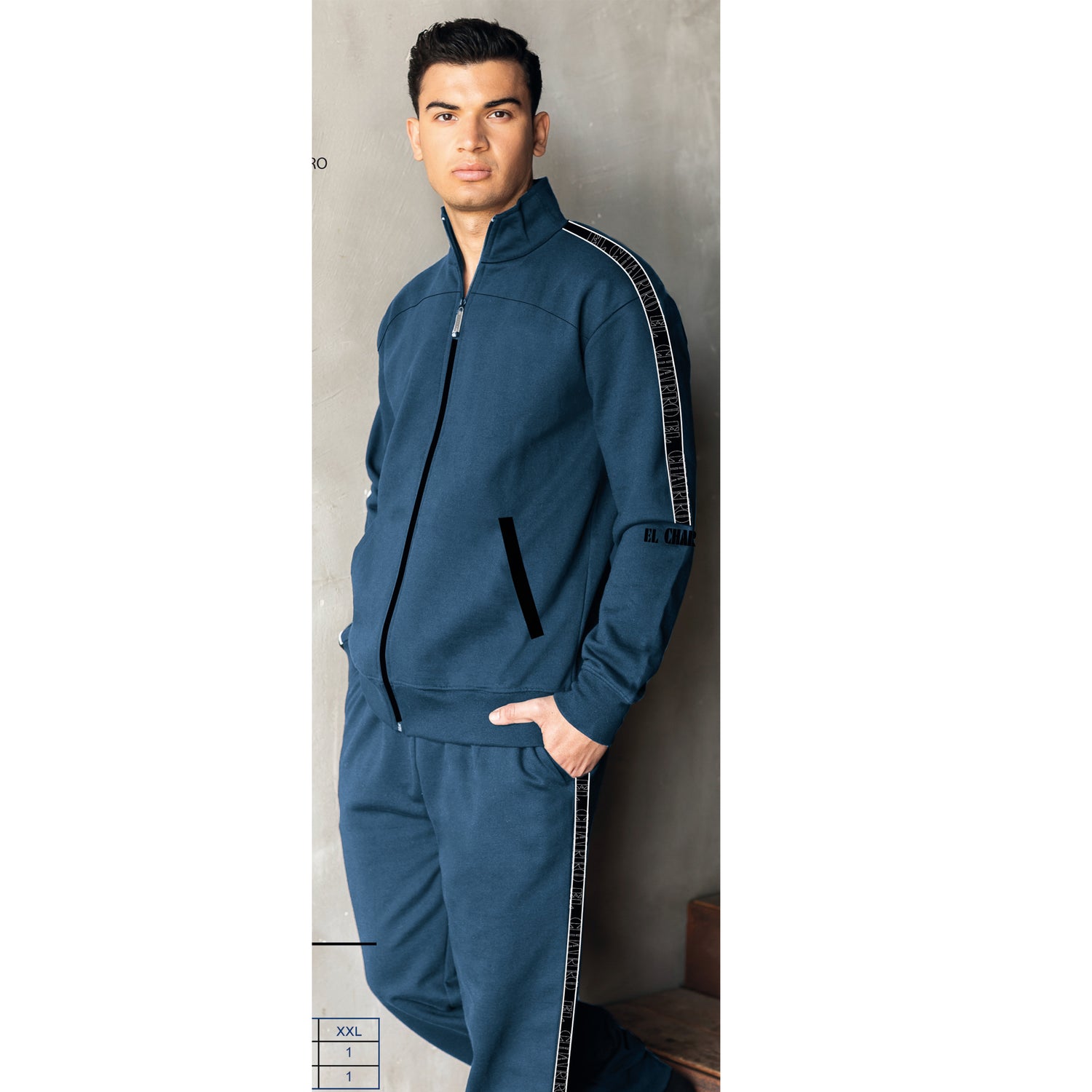 tuta felpa full zip uomo