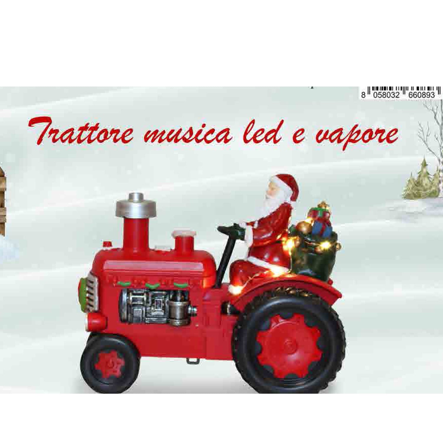 trattore musica led e vapore