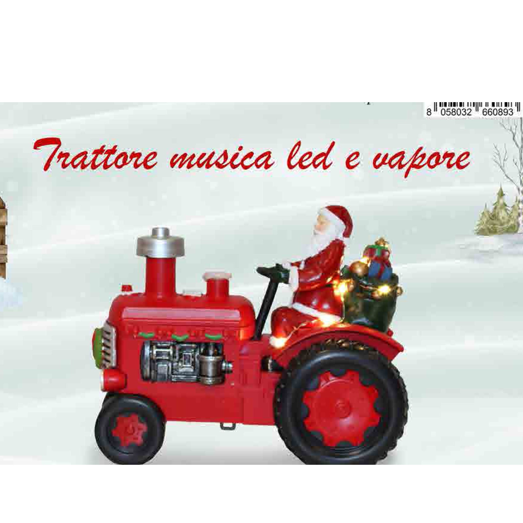 trattore musica led e vapore
