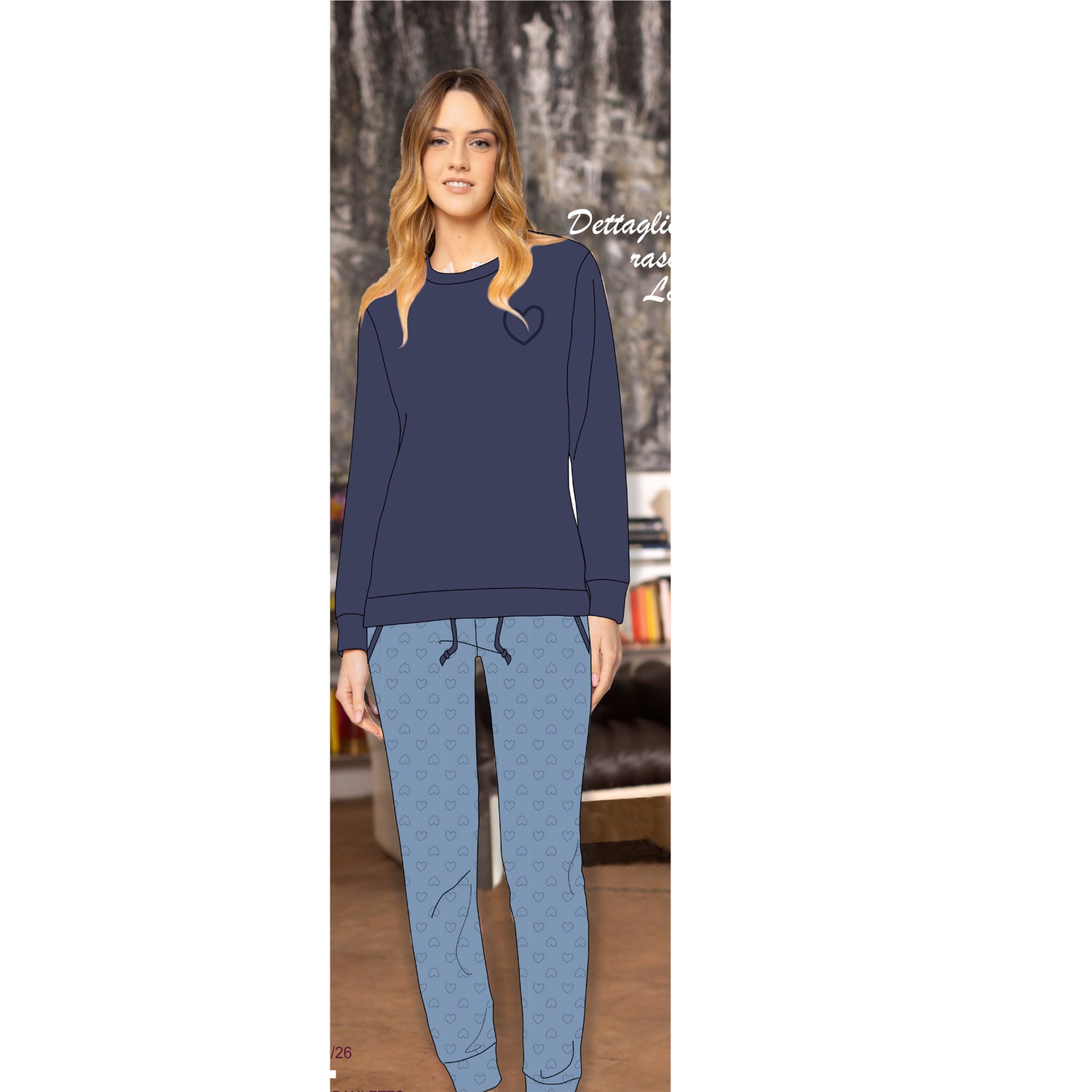 pigiama donna caldo cotone