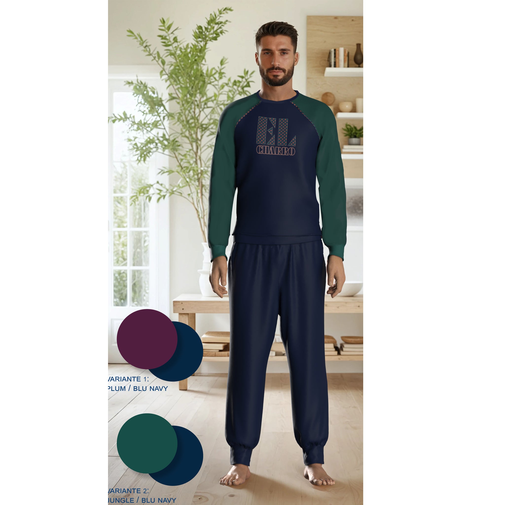 pigiama uomo in caldo cotone