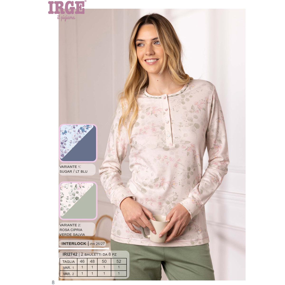 pigiama donna classico