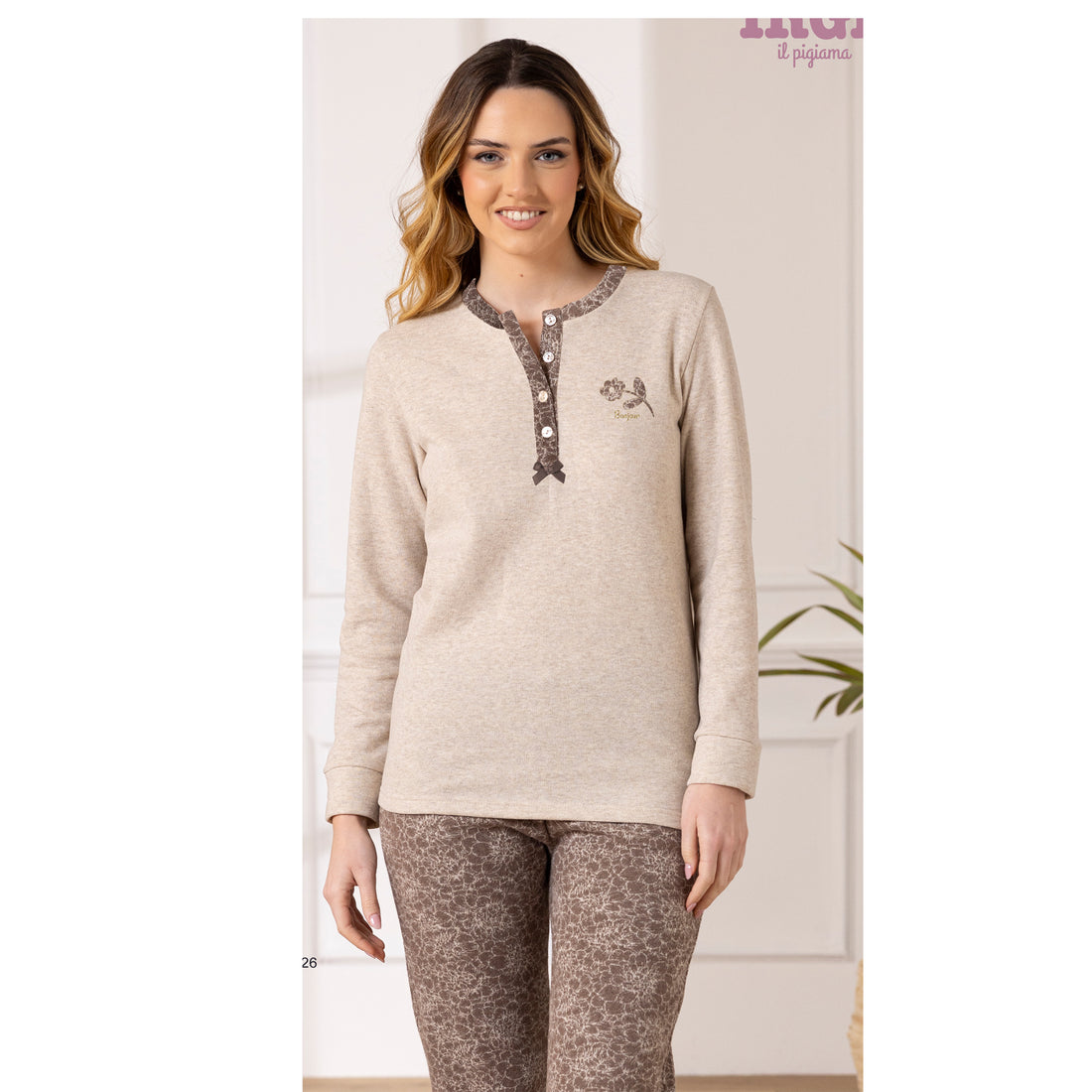 pigiama donna calibrato punto milano