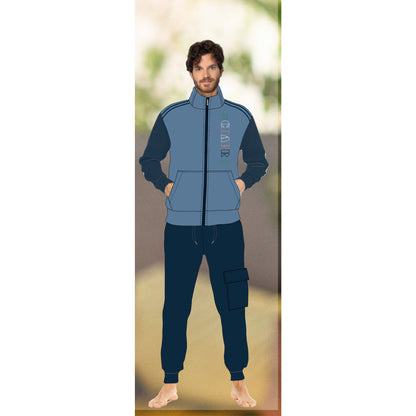 tuta felpa full zip uomo