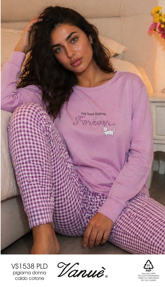 pigiama lungo donna
