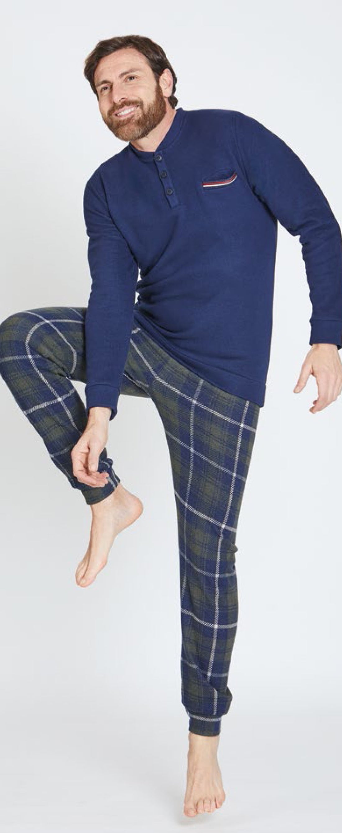 pigiama uomo in caldo cotone