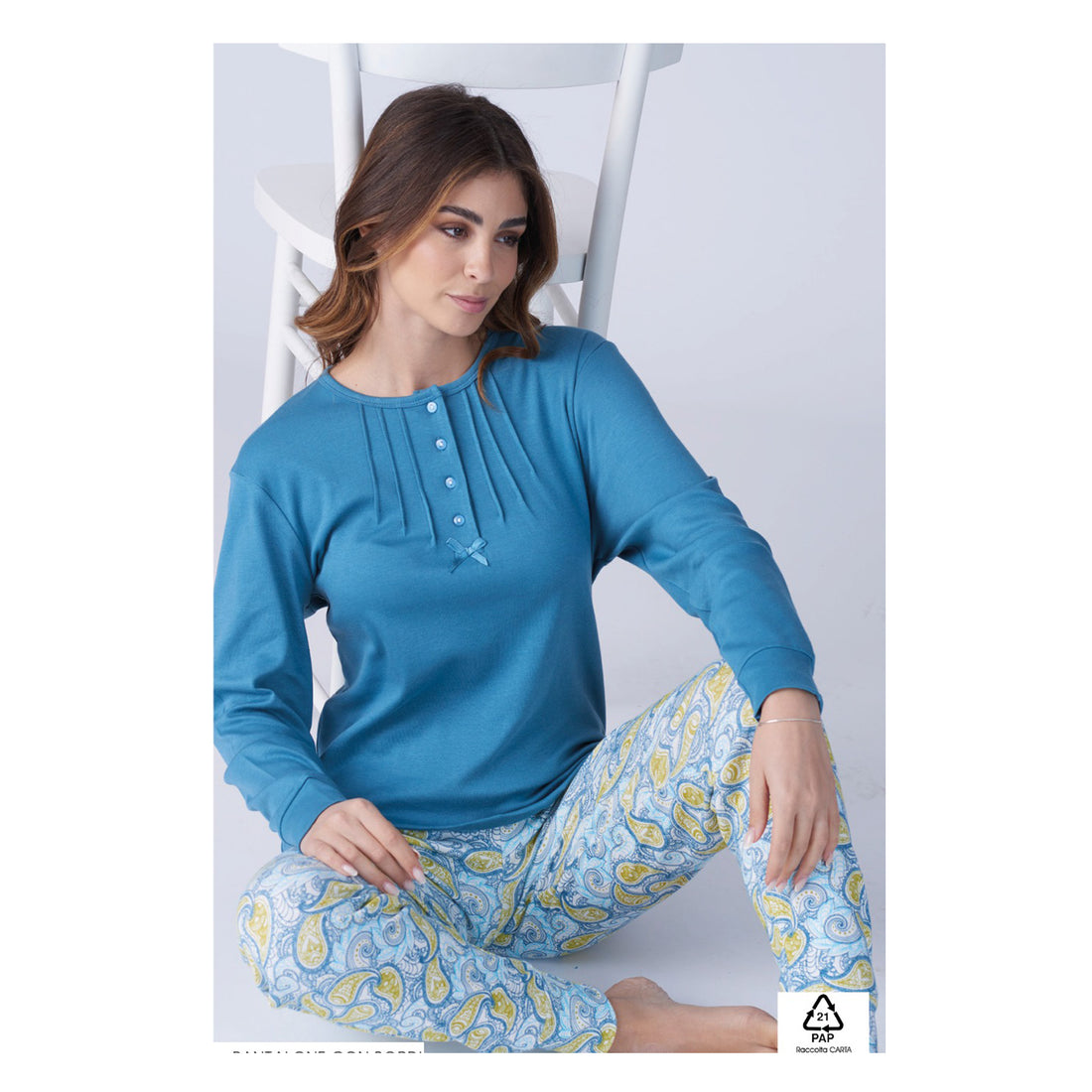 pigiama donna in caldo cotone