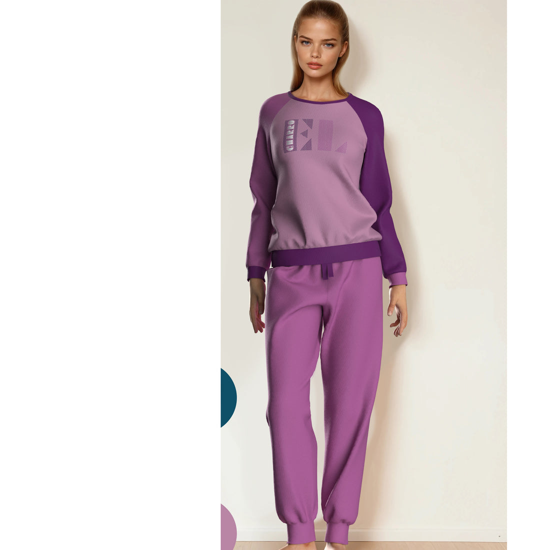 pigiama donna in caldo cotone