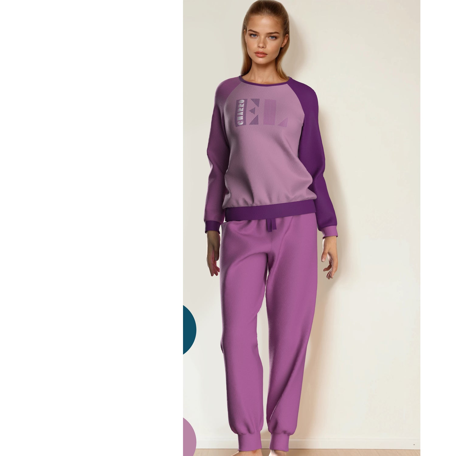 pigiama donna in caldo cotone