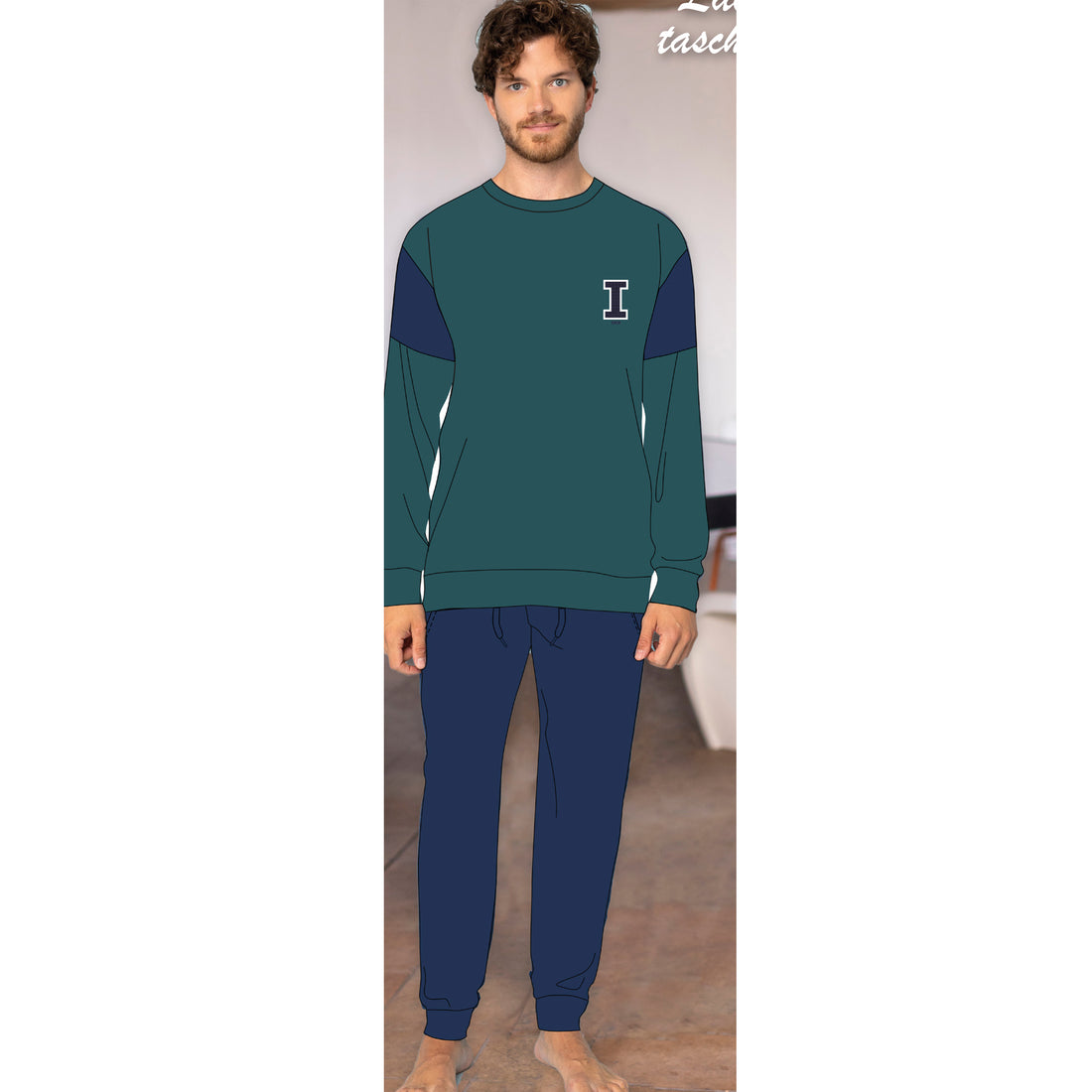 pigiama uomo caldo cotone