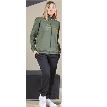 Tuta donna felpa full zip Nazareno Gabrielli