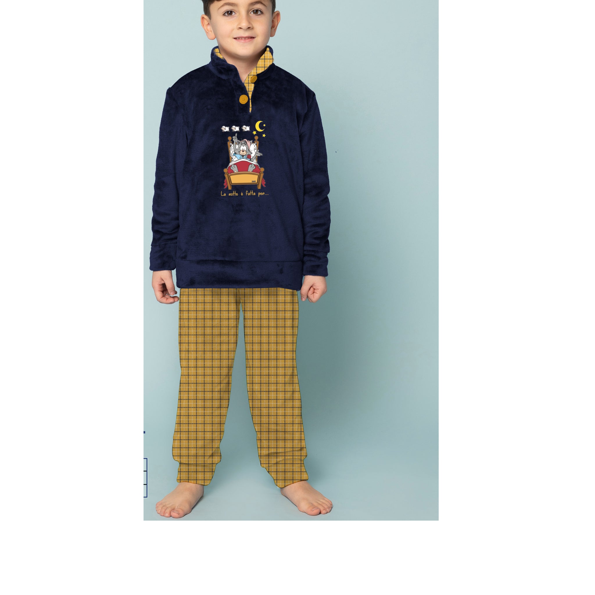 pigiama bimbo in coral