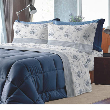 Ellis completo letto cotone stampato 2p