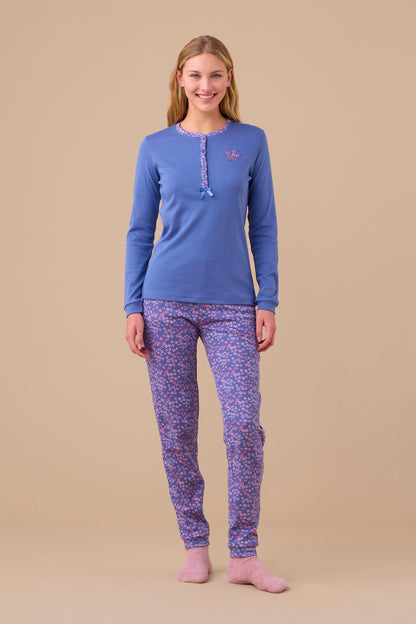 pigiama donna caldo cotone