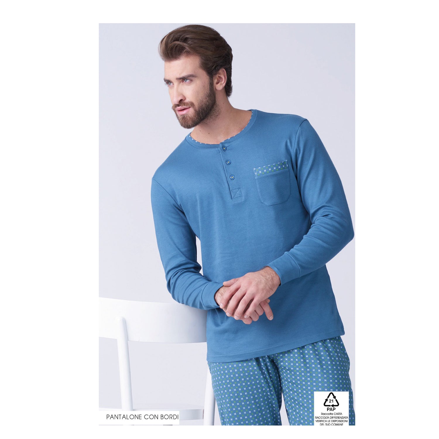 pigiama uomo in caldo cotone